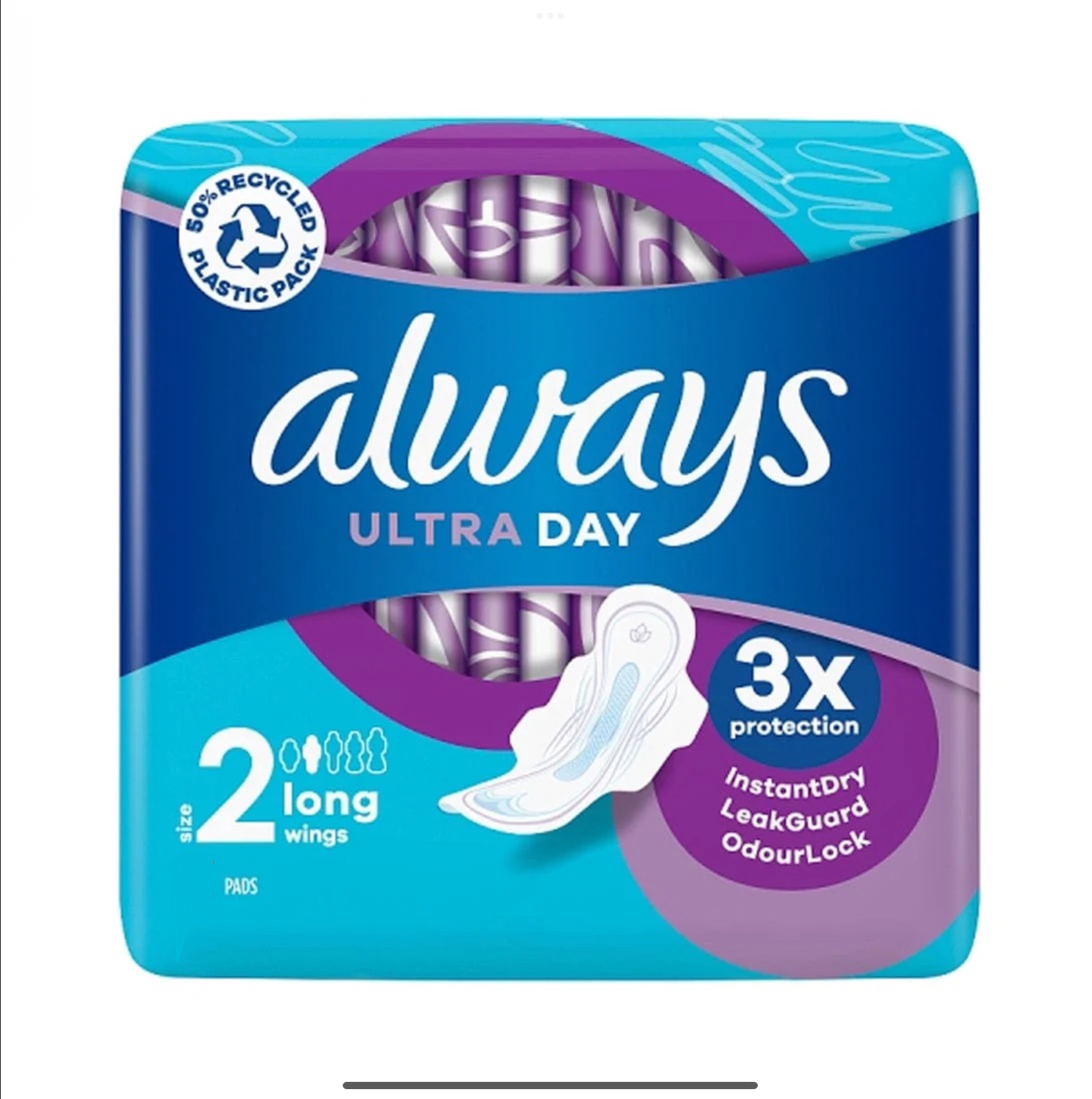 Always 2 long x8 pads