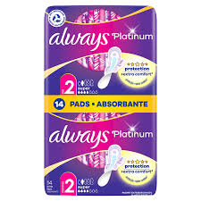 Always platinum 2 long x14 pads