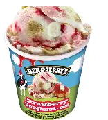 BEN&JERRY'S STRAWBERRY DOUGHNUT-EEE NEW 393G