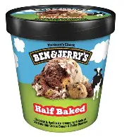 BEN&JERRY'S HALF BAKED 406G