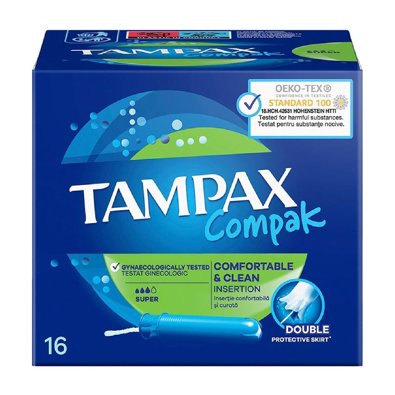 TAMPAX COMPAK Super x16 tampons