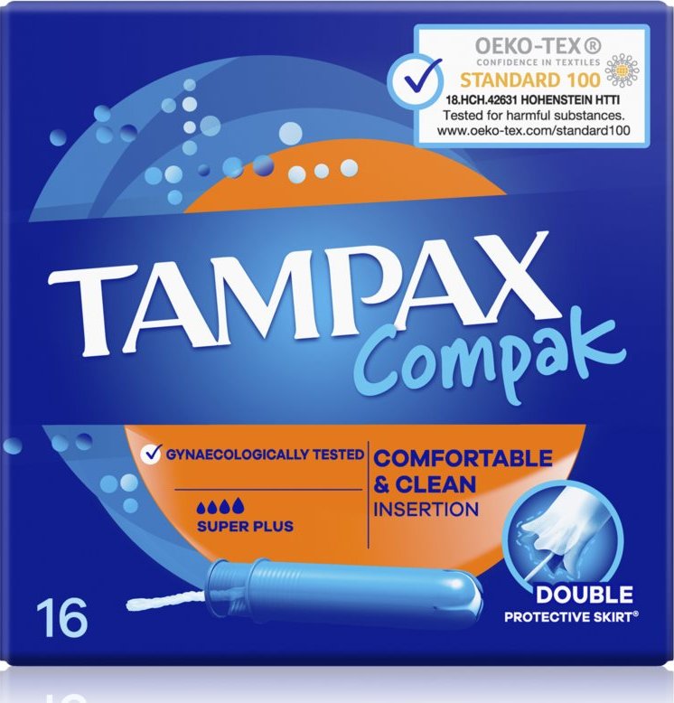 TAMPAX COMPAK Super Plus x16 tampons