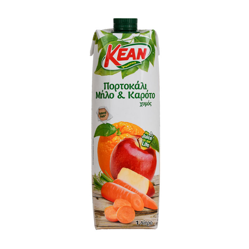 KEAN Orange Apple & Carrot Juice 1L