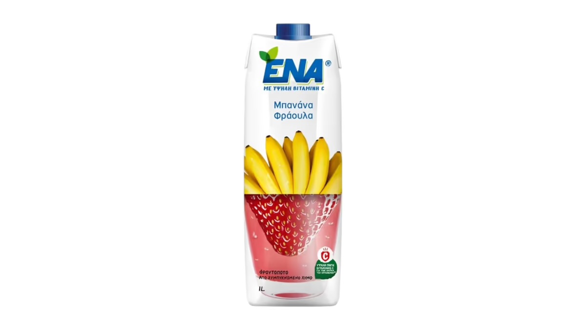 ENA Banana & Strawberry Juice 1L