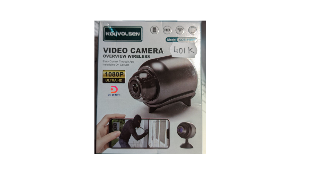 401K#Kouvolsen®KOS-11017 Wireless Surveillance Camera – Black