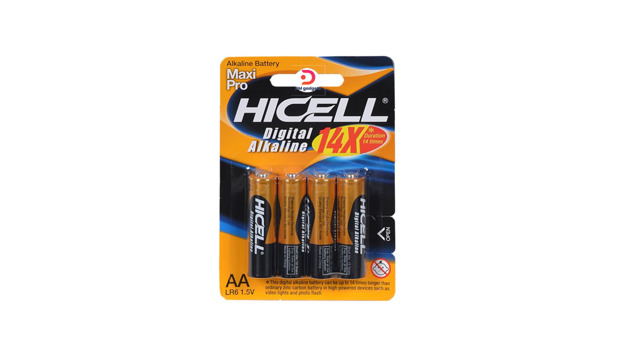 628L#HICELL®Digital Alkaline AA Maxi Pro pack 6 Pcs