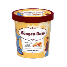 HAAGEN DAZS CHURROS DULCE DE LECHE &CINNAMON 346G