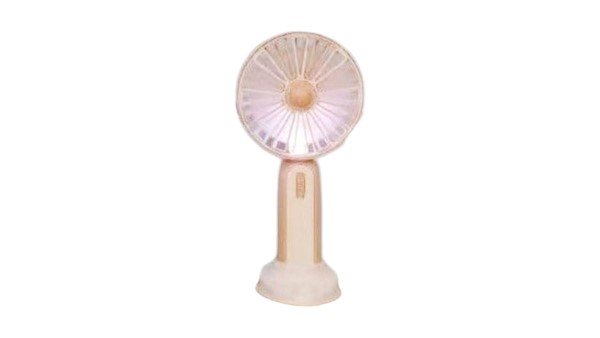 Mini fan with light BROWN