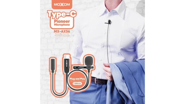 Clipper Microphone Aux 3.5mm/type C