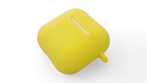 Yellow AirPods 4 silicone case