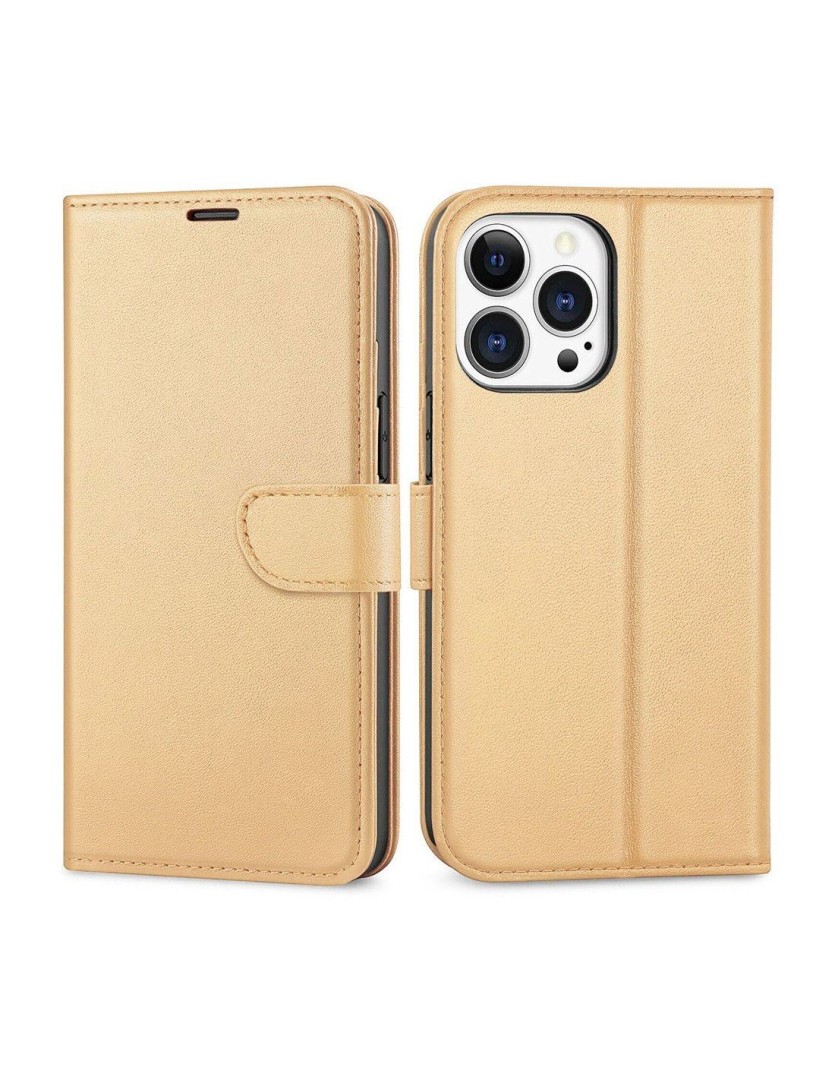 Flip phone cover GOLD Samsung S23 ULTRA