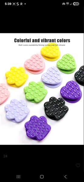 Stick me me phone holder paw magnetic black