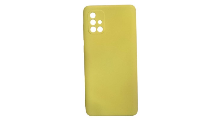 Yellow Silicone Case for Samsung Galaxy A71– Slim & Protective