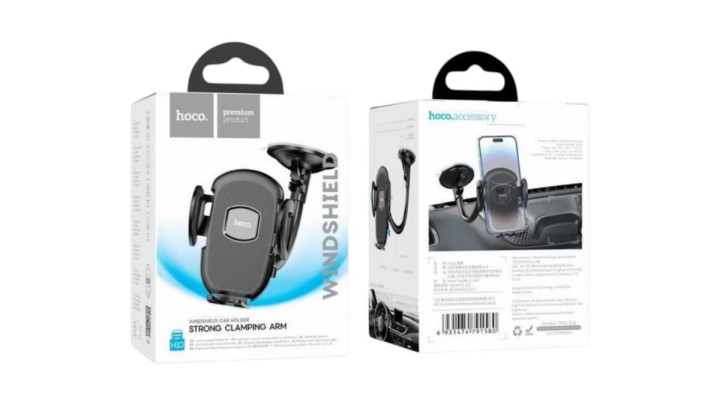 Hoco H10 Windshield Car Holder – Strong Clamping Arm