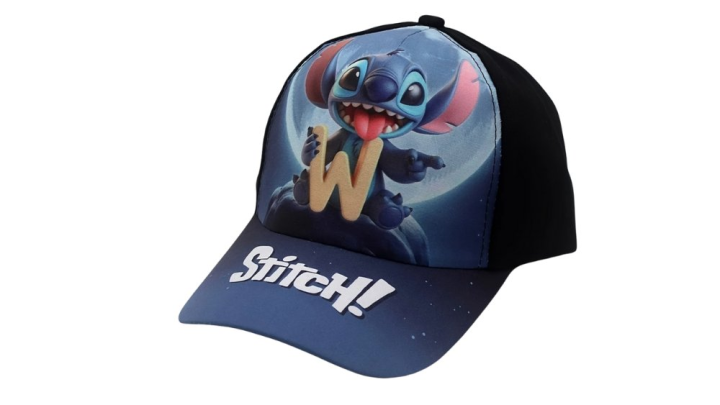 Stitch Black & Blue Moonlight Cap – Cartoon Kids Hat