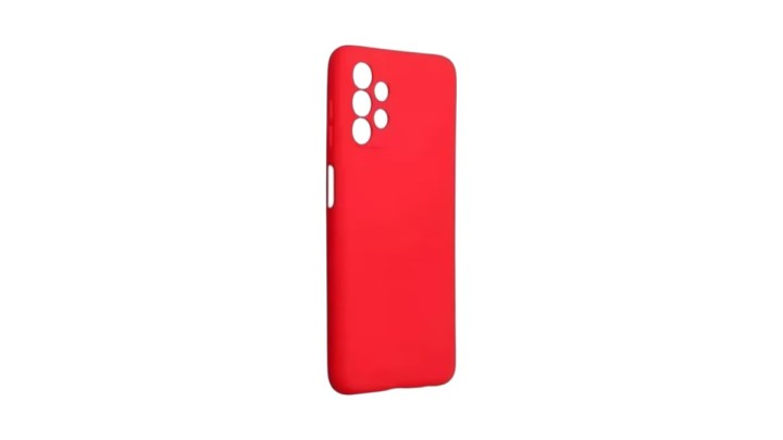 Red Silicone Case for Samsung Galaxy A73 5G– Slim & Protective