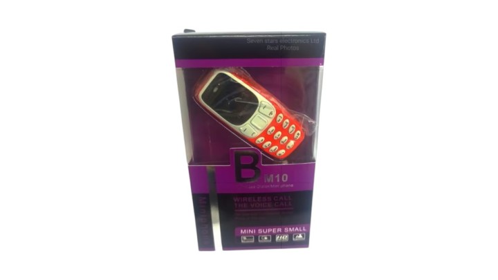 L8STAR BM10 Mini Dual SIM Mobile Phone with Buttons Red