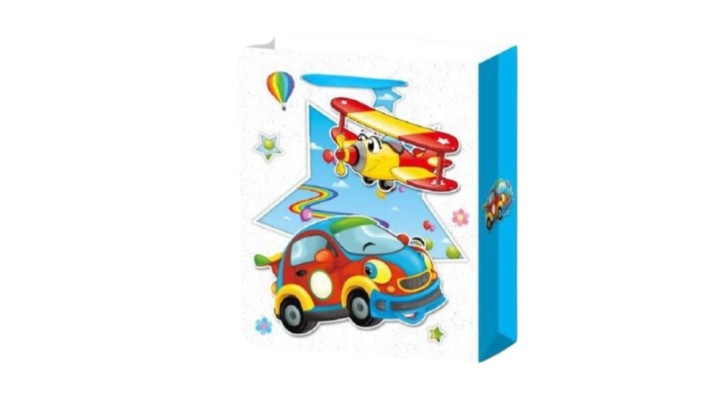 Gift bag blue Car&Airplane