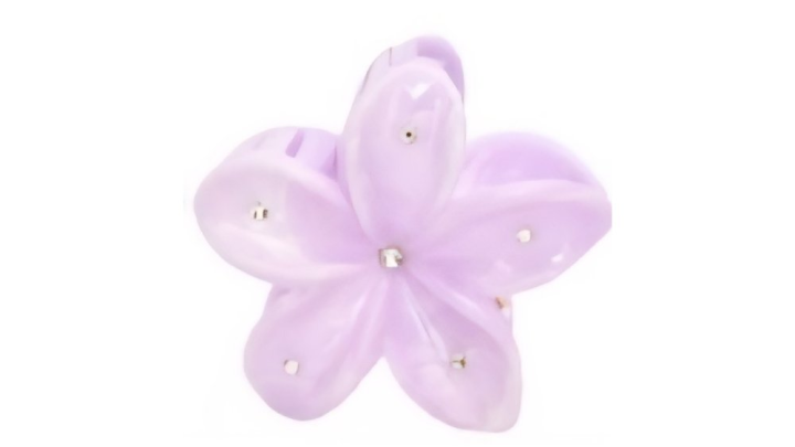 Lilac Flower Hair Clip