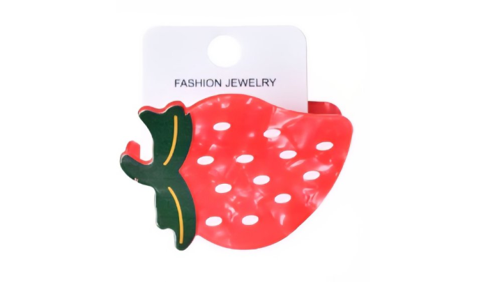 Strawberry hair clip