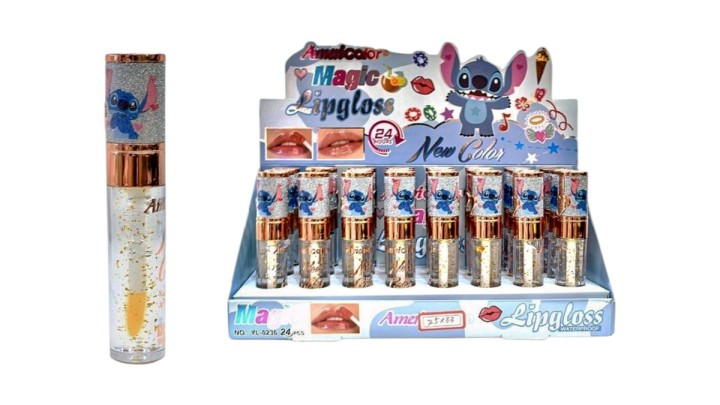 Stitch Lip Gloss – Magic Glitter Gloss, Long Lasting & Waterproof