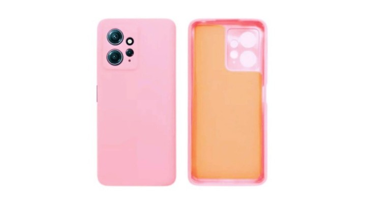 Pink Silicone Case for redmi note 12 4g Slim & Protective