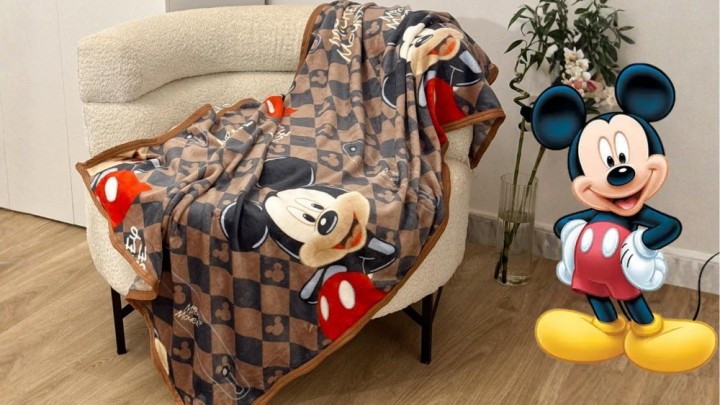Mickey Mouse Plush Fleece Blanket