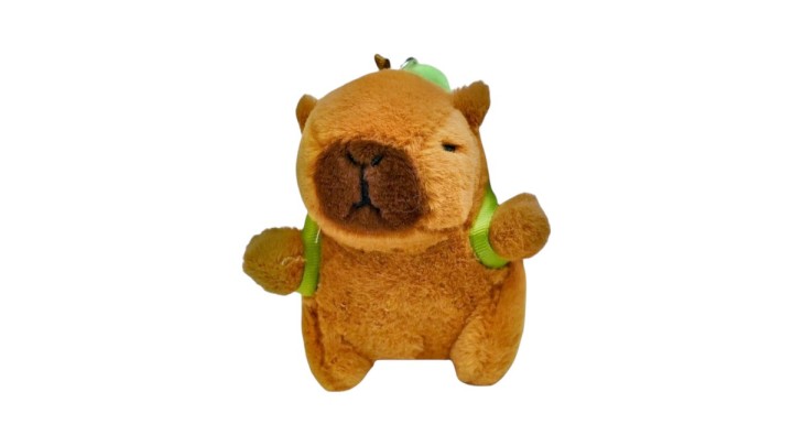 Capybara Plush Keychain – Cute Animal Soft Toy Accessory