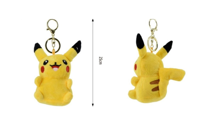 Pikachu Plush Keychain – 25cm