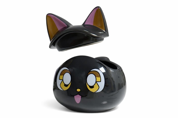 Black Cat 3D Ceramic Mug with Removable Ear Lid