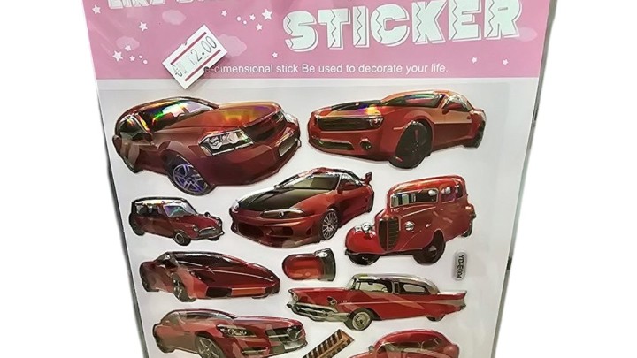 Car Stickers – Red Collection