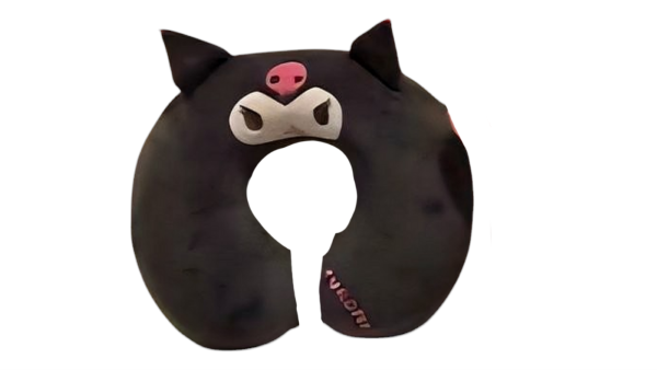 Kuromi travel pillow