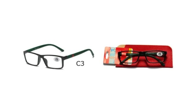 Reading Glasses dark green +3
