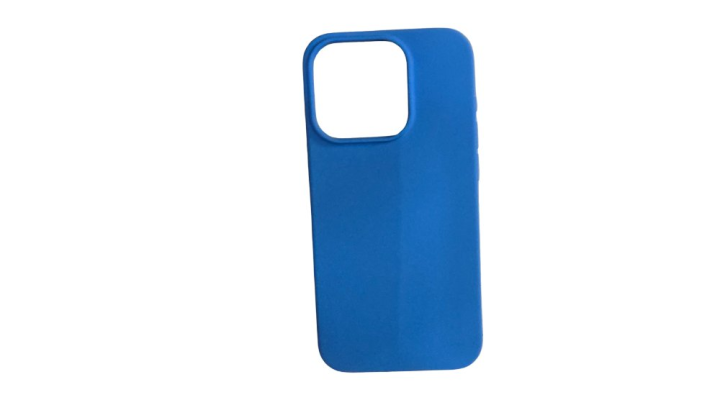 Blue Silicone Shockproof iPhone 15 proCase
