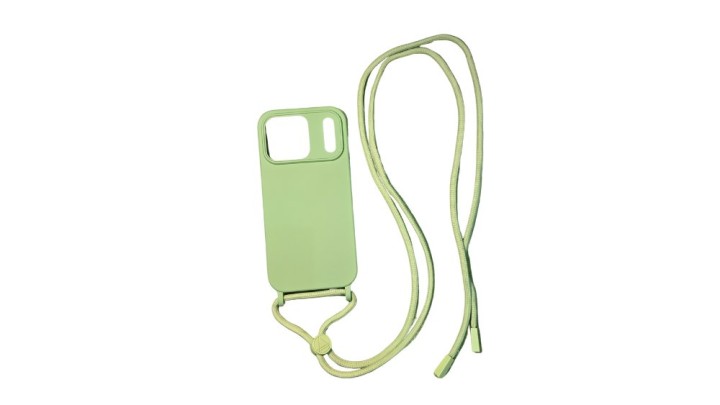 Crossbody silicone Phone Case – Pistachio iphone 17 pro max