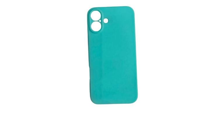Light blue Silicone Shockproof iPhone 16+ Case