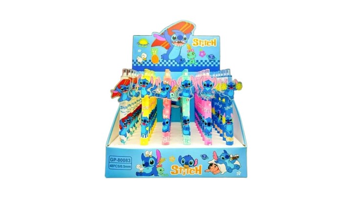 Stitch Cartoon Gel Pen – 0.5mm Fun Writing Pen with Character Topper