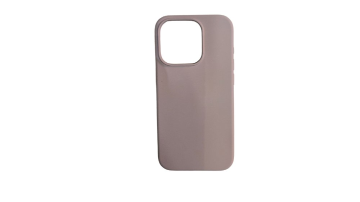 Beige Silicone Shockproof iPhone 15 proCase