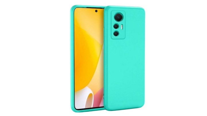 Turqoise Silicone Case for redmi note 12 S– Slim & Protective