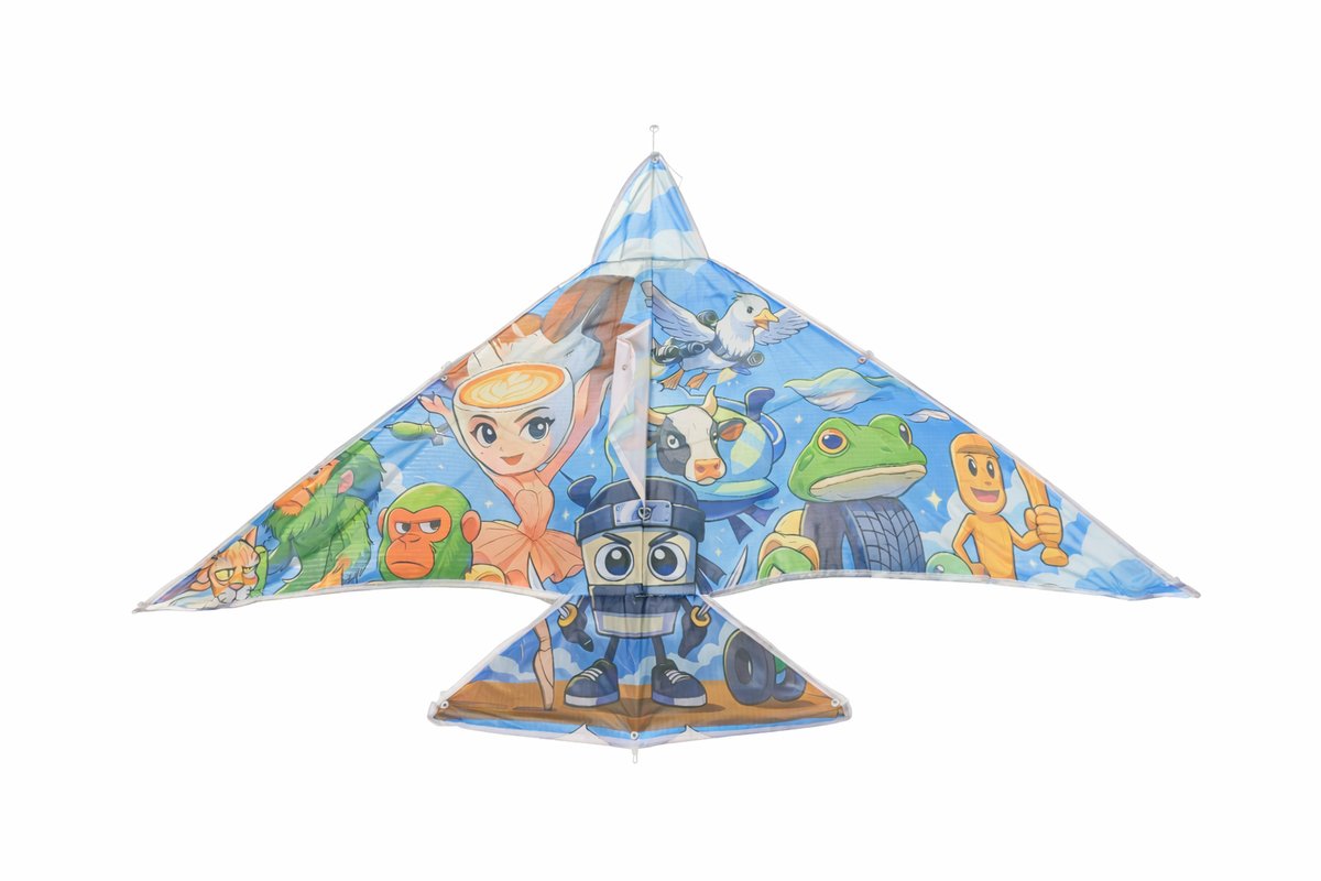 Kids Brainrot Cartoon Kite – Colorful Viral Flying Kite
