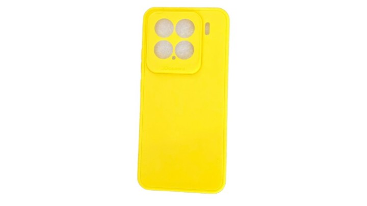 Yellow Silicone Case for redmi mi 15– Slim & Protective