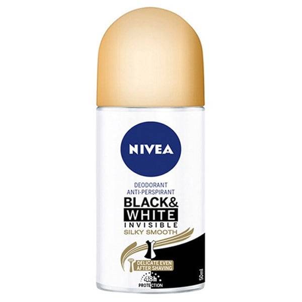 Nivea Black & White Invisible Silky Smooth Roll On 50ml
