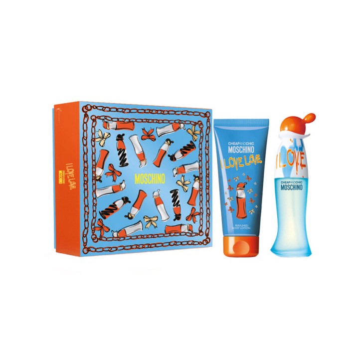 Moschino Ladies I Love Love Cheap and Chic 2pcs EDT Gift Set Fragrances