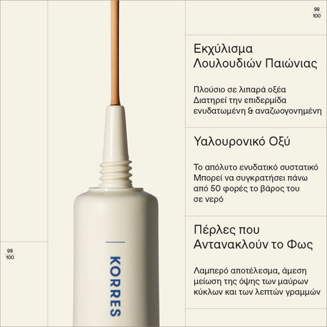 Korres Natural Radiance Eye Concealer, 01 LIGHT.8ML