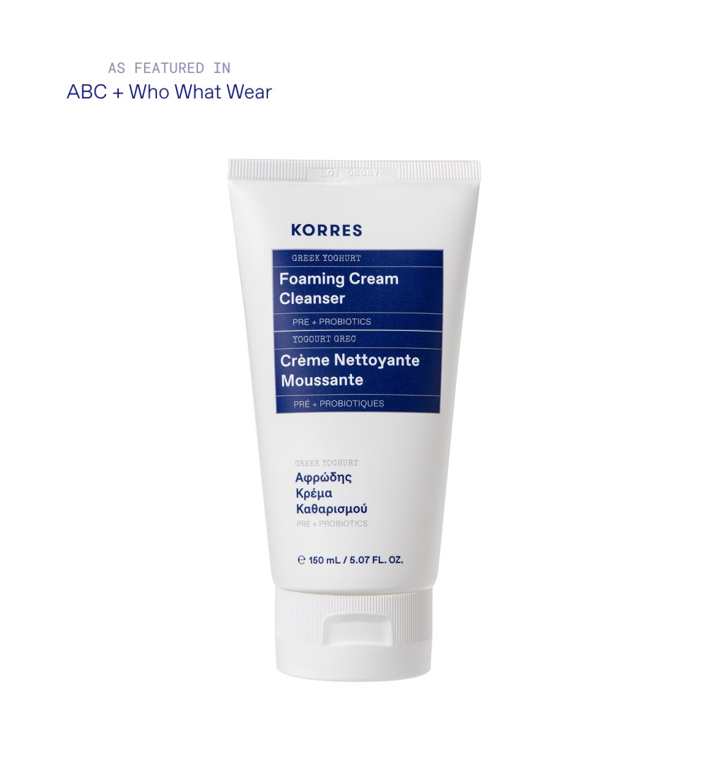 Korres Greek Yoghurt Foaming Cream Cleanser, 20ml
