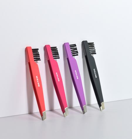 Beter Tweezers+brow brush