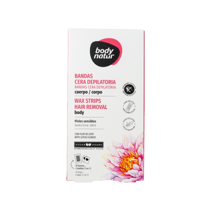 Body Natur Wax Body Sensitive Strips 16