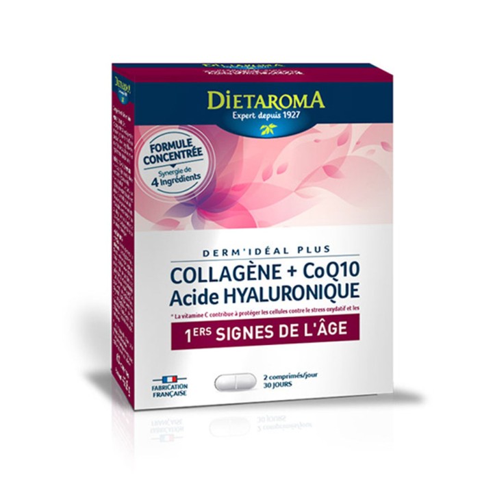 DIETAROMA DERMIDEAL PLUS 30TABS COLL+HYAL+COQ10