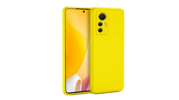 Yellow Silicone Case for redmi note 12 S– Slim & Protective