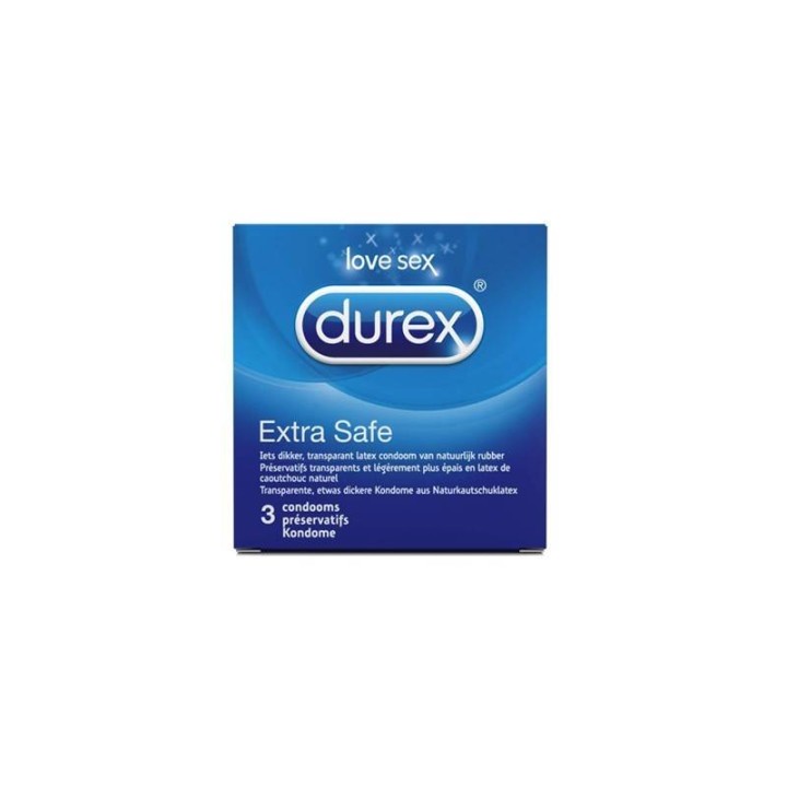 DUREX EXTRA SAFE 3 CONDOMS